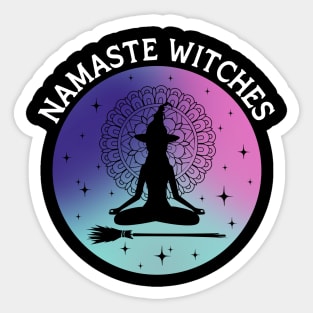 Namaste Witches Sticker